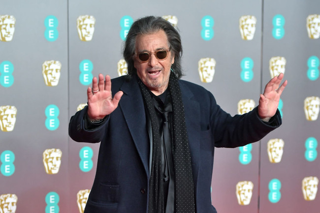 79-летний Аль Пачино оконфузился на красной дорожке премии BAFTA 2020: фото