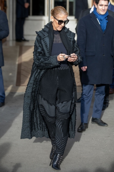 Селин Дион появилась на улице Нью-Йорка в платье за 630 000 рублей