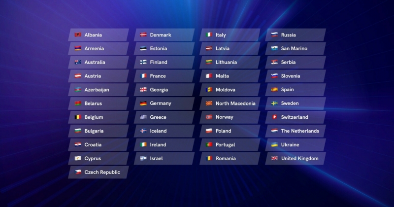 Евровидение-2021: 41 страна примет участие в конкурсе