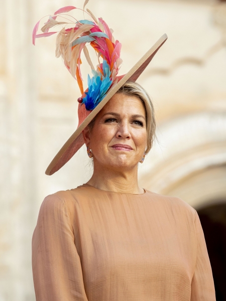 Королева Нидерландов показала, как подчеркнуть талию при размере XL