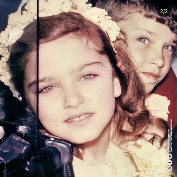 Мадонна выложила свое детское фото, в которое невозможно не влюбиться