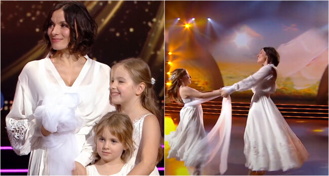Надежда Мейхер впервые показала дочек и растрогала выступлением на "Танцях з зірками": видео