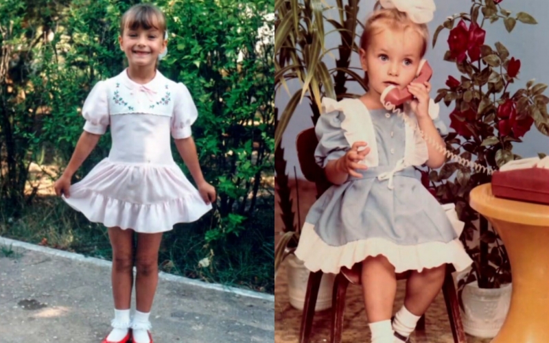 "Холостячка": как Ксения Мишина выглядела в детстве и юности (фото)