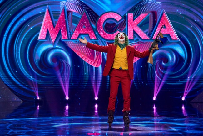 В грандиозном шоу "Маска" Владимир Остапчук перевоплотится в известного злодея Джокера