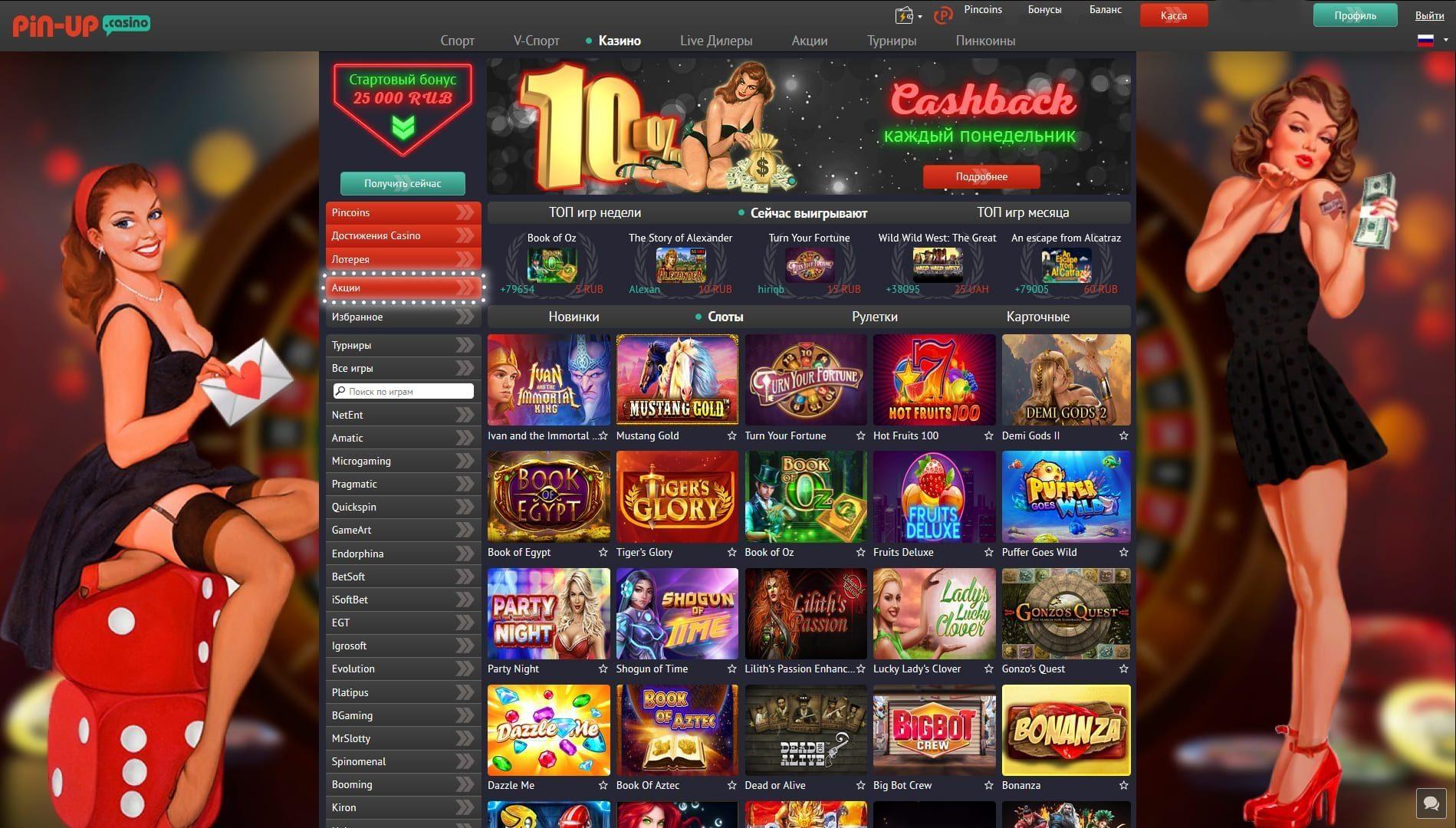 pin up casino online top 10