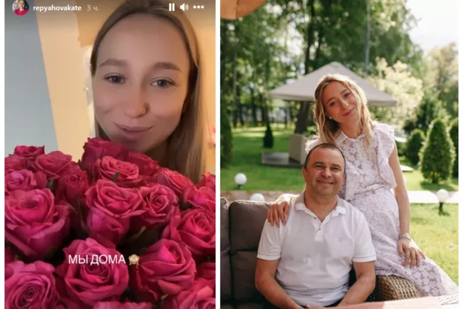 Екатерина Репяхова тайно вернулась домой с Виктором Павликом. Журналисты хотели подстеречь пару
