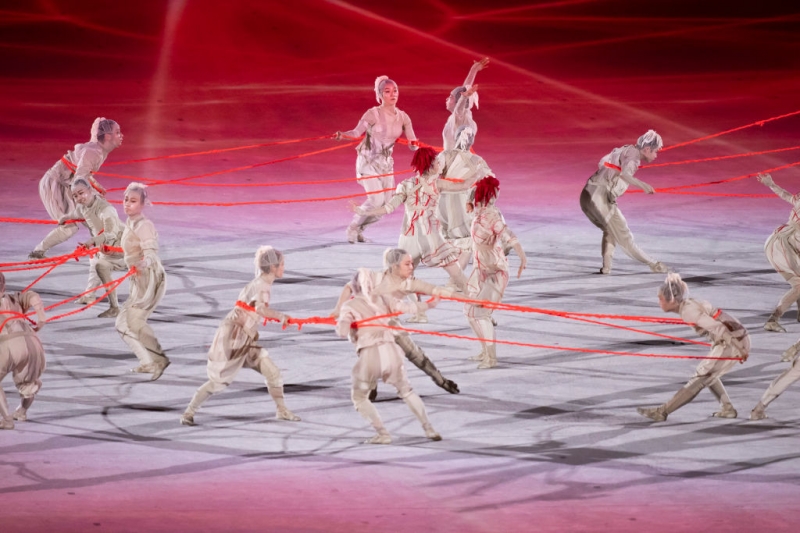 Танцы спортсменов, выступление актеров Кабуки: как прошло открытие Олимпиады-2021 [прямая трансляция]