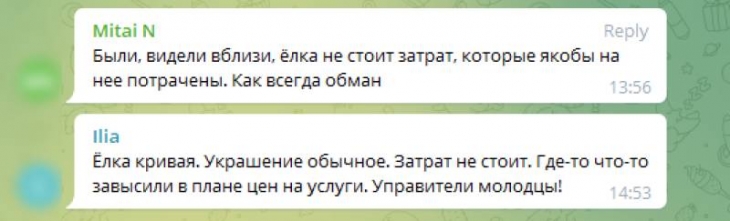 «Были, видели, затрат не стоит»: половина петербуржцев не одобрили городскую елку за 5,5 млн рублей