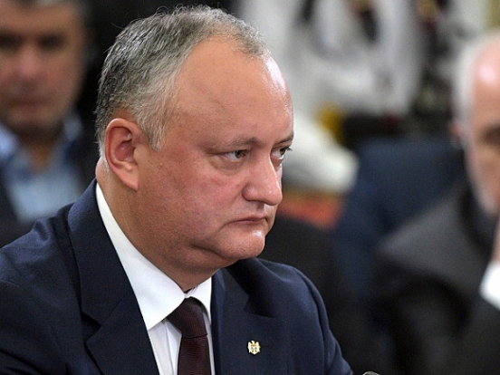 Экс-президент Молдавии Додон считает, что адресованные ему обвинения — «дымовая завеса»
