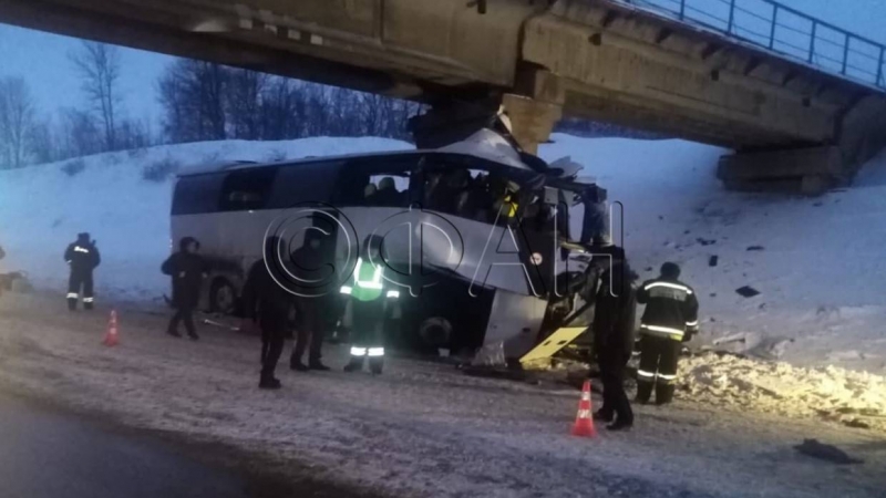 Количество пострадавших в дтп с автобусом под елабугой увеличилось до 21