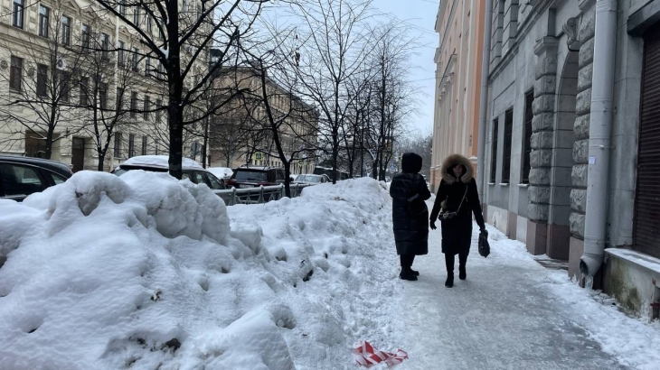Синоптик центра «Фобос» Леус сообщил о новом рекорде высоты снежного покрова в Петербурге