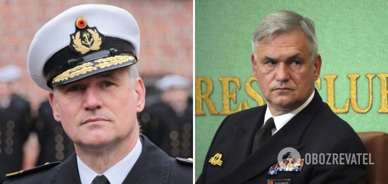 ''Уходите в отставку, вице-адмирал!'' Немецкий Bild резко высказался из-за скандала по Украине