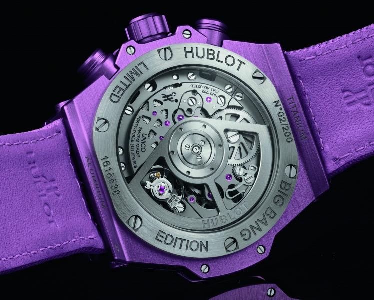 Hublot представили новые часы Big Bang Unico Summer в фиолетовом цвете