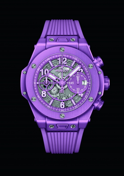 Hublot представили новые часы Big Bang Unico Summer в фиолетовом цвете