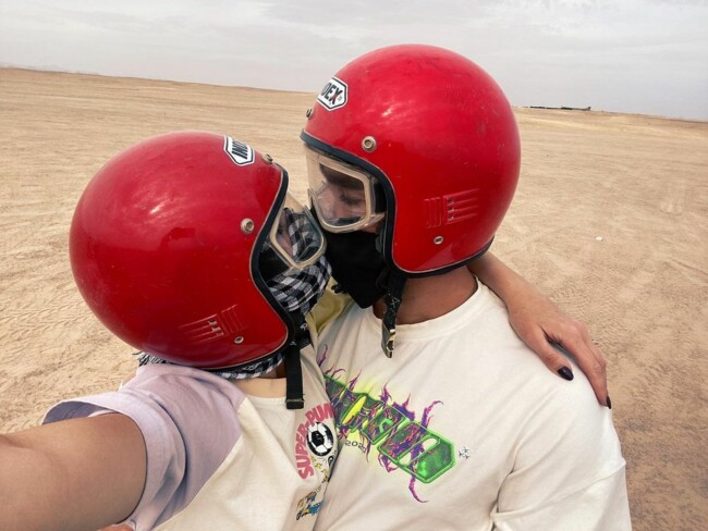 "Экстрим и любовь": Юлия Санина показала романтические фото с мужем из Египта