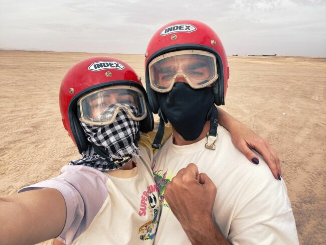 "Экстрим и любовь": Юлия Санина показала романтические фото с мужем из Египта