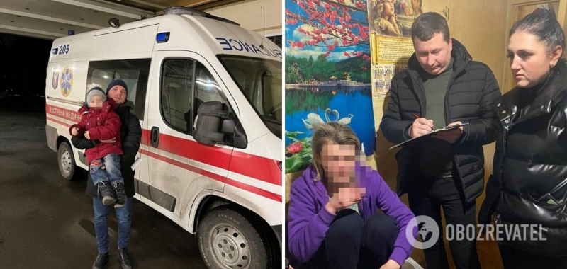 В Киеве пьяная мать напала с ножом на 4-летнего сына: подробности ЧП и фото
