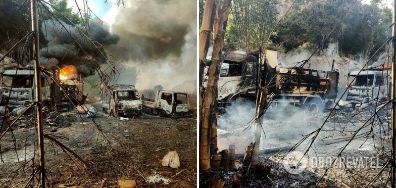 В Мьянме военные убили и сожгли тела 35 человек: среди них были женщины и дети. Фото